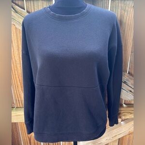 Athleta Long Sleeve Black Sweatshirt Size XXS